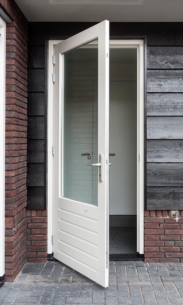 Houten enkele deur